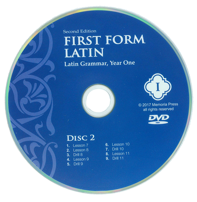 First Form Latin Instructional DVD Set