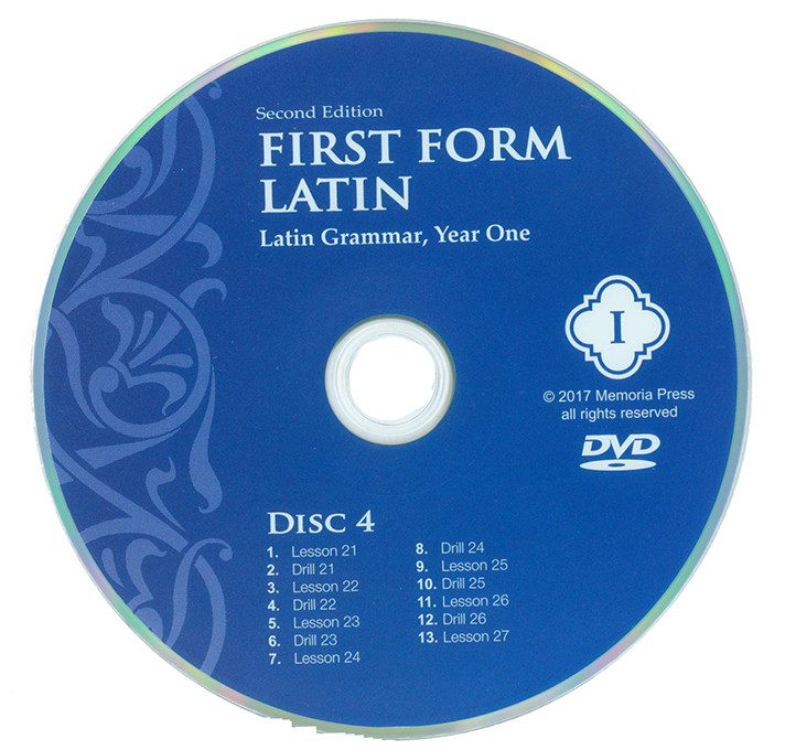 First Form Latin Instructional DVD Set