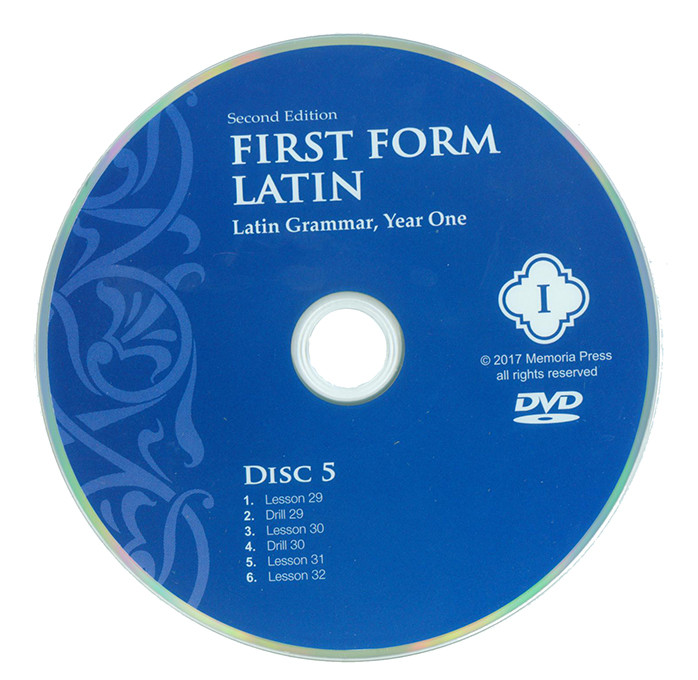 First Form Latin Instructional DVD Set