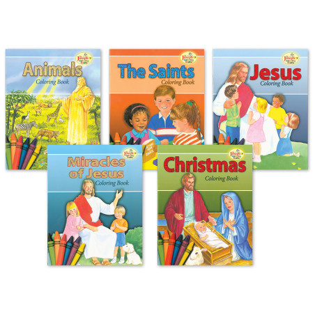 Pre-K Coloring 5 Book Set