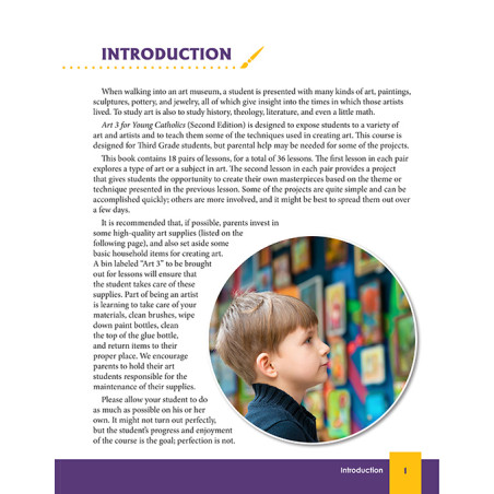 Art 3 for Young Catholics (2nd Edition)