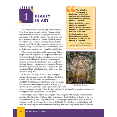 Art 3 for Young Catholics (2nd Edition)