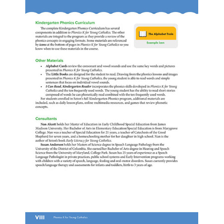 Phonics K for Young Catholics