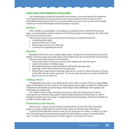 Phonics K for Young Catholics