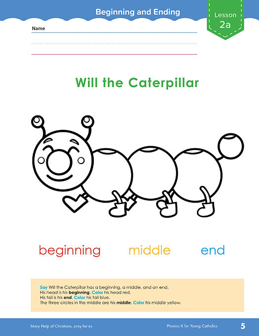 Phonics K for Young Catholics