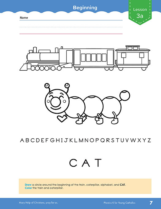 Phonics K for Young Catholics