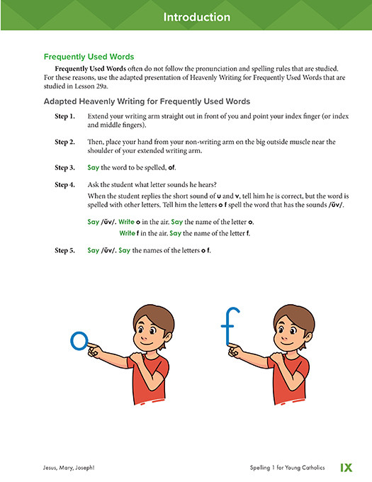 Spelling 1 for Young Catholics (3rd Ed.)