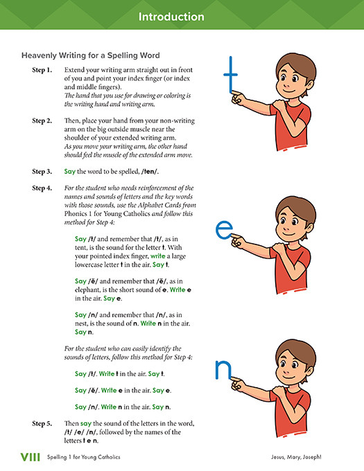 Spelling 1 for Young Catholics (3rd Ed.)