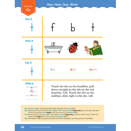 Phonics K for Young Catholics
