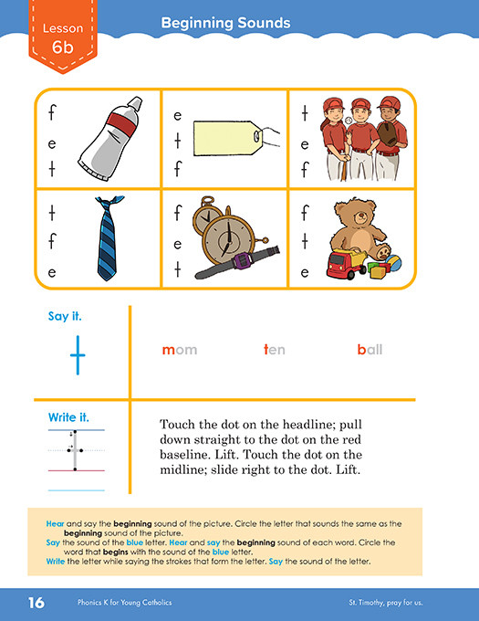 Phonics K for Young Catholics