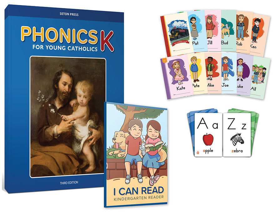 Phonics K for Young Catholics Book Set