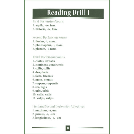 Little Latin Readers Classic Primer C Drill Book Little Latin Readers Classic Primer C Drill Book