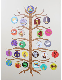Jesse Tree Magnet Set
