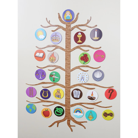 Jesse Tree Magnet Set