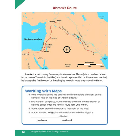 Geography Skills 3 for Young Catholics: The Ancient and Modern World