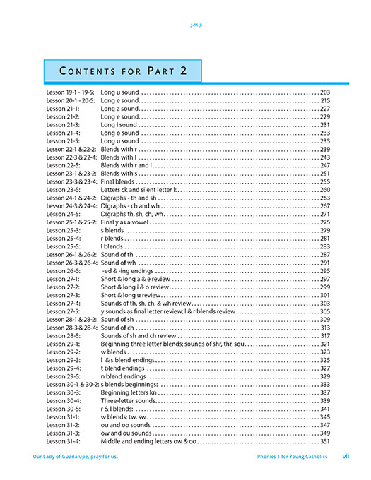 Phonics 1 for Young Catholics Legacy Ed. Part 1