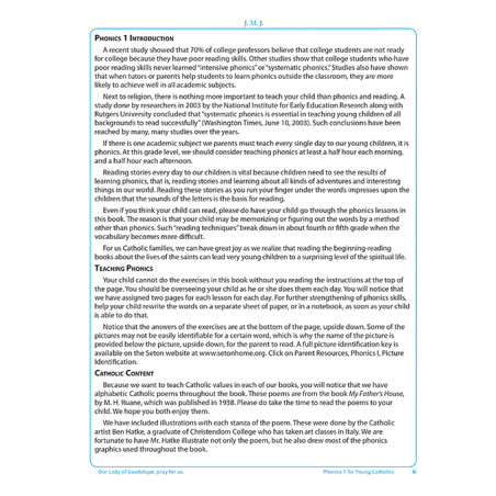 Phonics 1 for Young Catholics Legacy Ed. Part 1