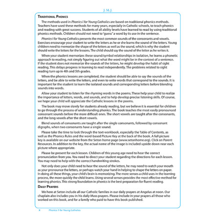 Phonics 1 for Young Catholics Legacy Ed. Part 1