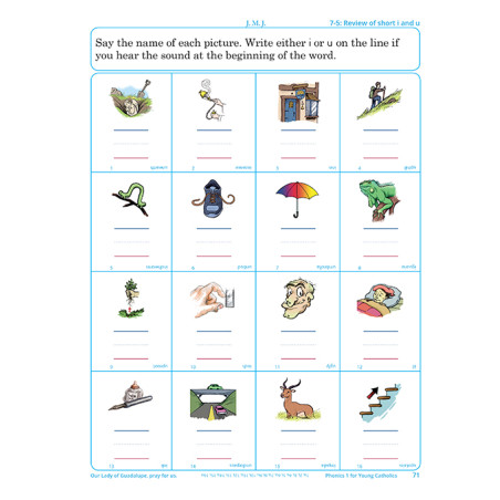 Phonics 1 for Young Catholics Legacy Ed. Part 1