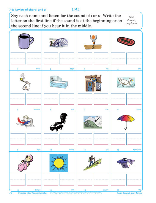 Phonics 1 for Young Catholics Legacy Ed. Part 1