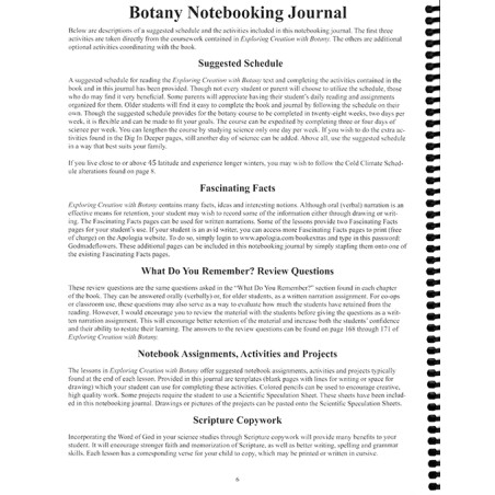 Botany (1st Ed.) Notebook Journal
