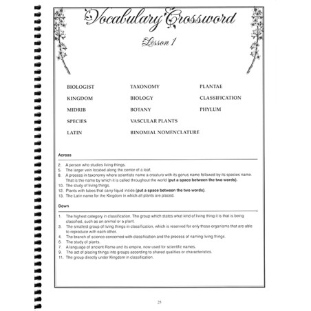 Botany (1st Ed.) Notebook Journal