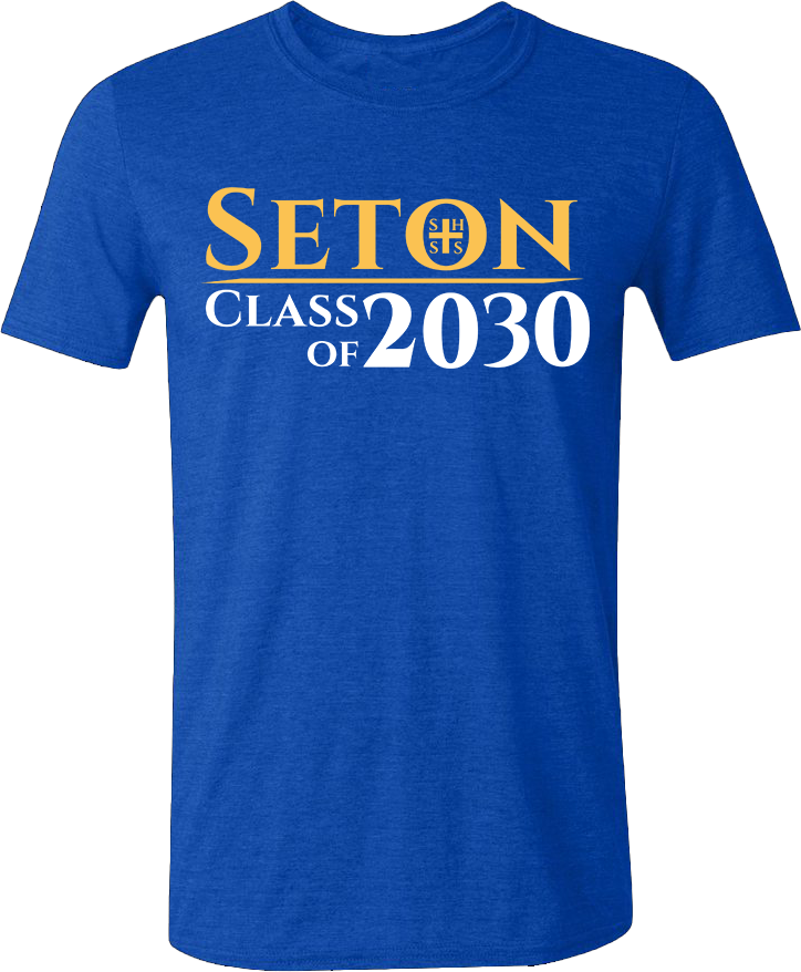 Seton Class of 2030 T-Shirt Adult 2-XL