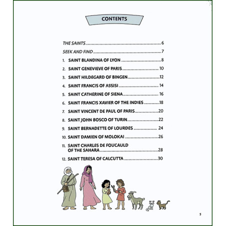 Seek and Find: The Lives of Saints | Catholic Kids Book