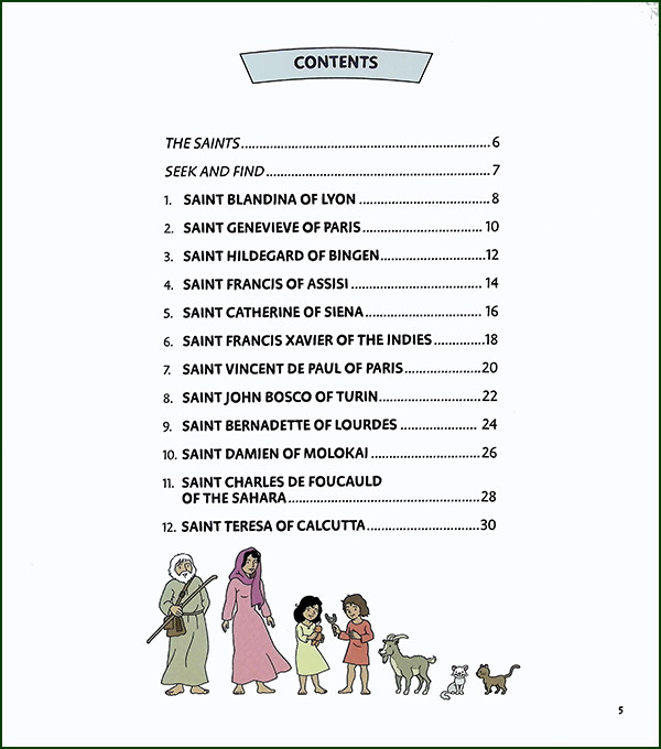 Seek and Find: The Lives of Saints | Catholic Kids Book