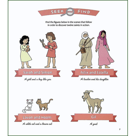 Seek and Find: The Lives of Saints | Catholic Kids Book
