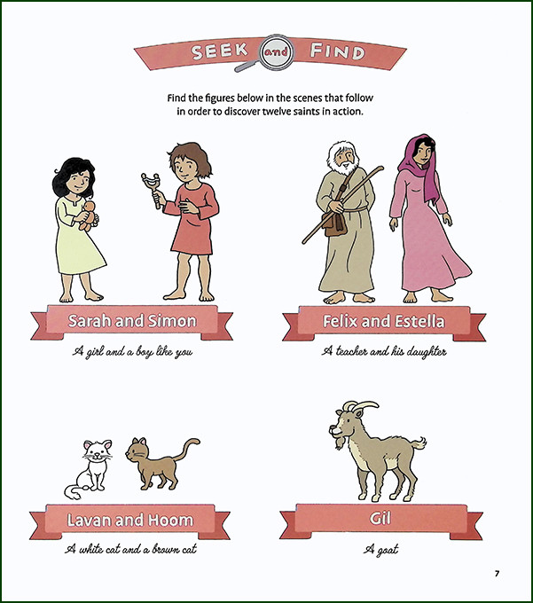 Seek and Find: The Lives of Saints | Catholic Kids Book