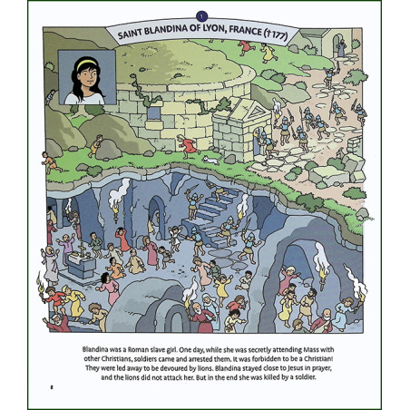 Seek and Find: The Lives of Saints | Catholic Kids Book