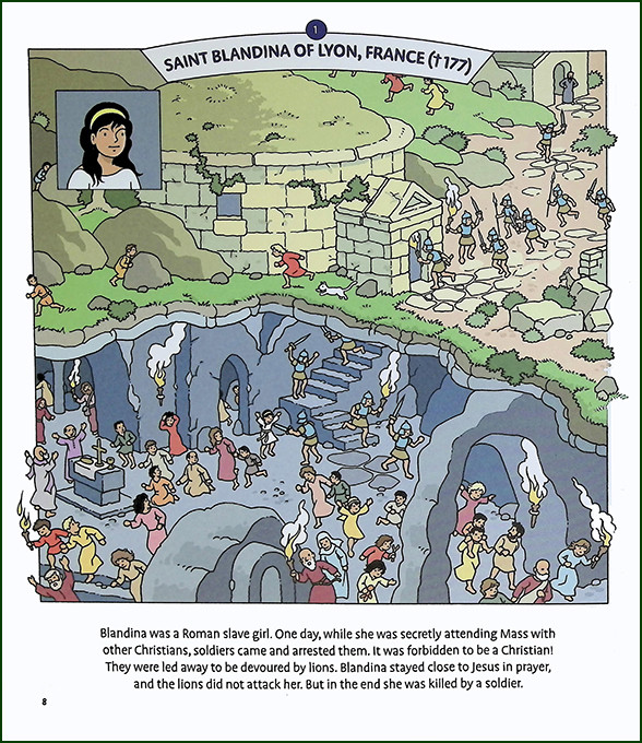 Seek and Find: The Lives of Saints | Catholic Kids Book