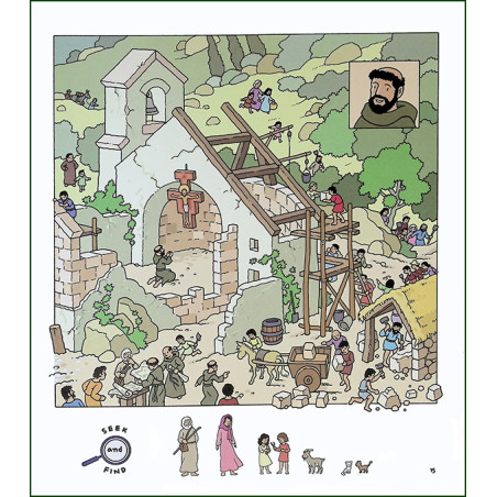 Seek and Find: The Lives of Saints | Catholic Kids Book
