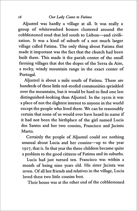 Our Lady Came to Fatima