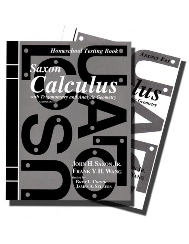 Saxon Calculus (2nd ed) Text Key/Tests with Key
