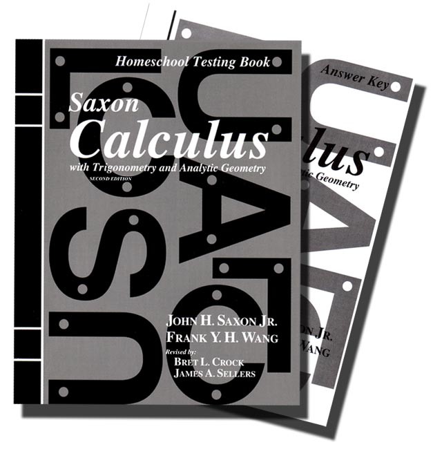 Saxon Calculus (2nd ed) Text Key/Tests with Key