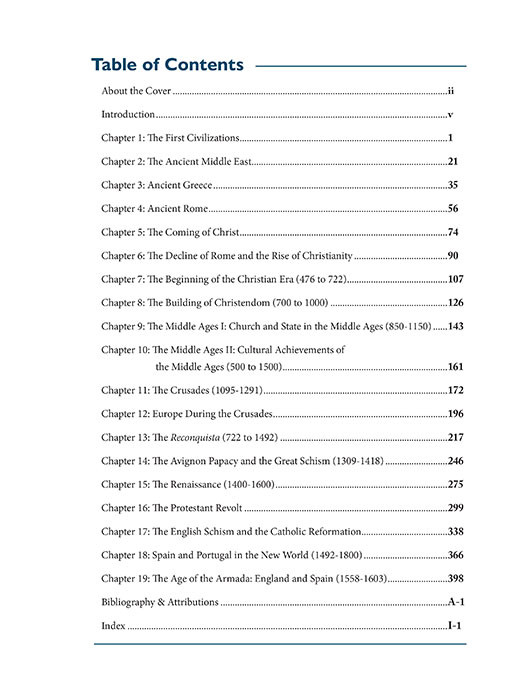 The Days of Christendom Vol. 1