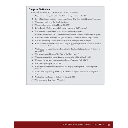 The Days of Christendom Vol. 2