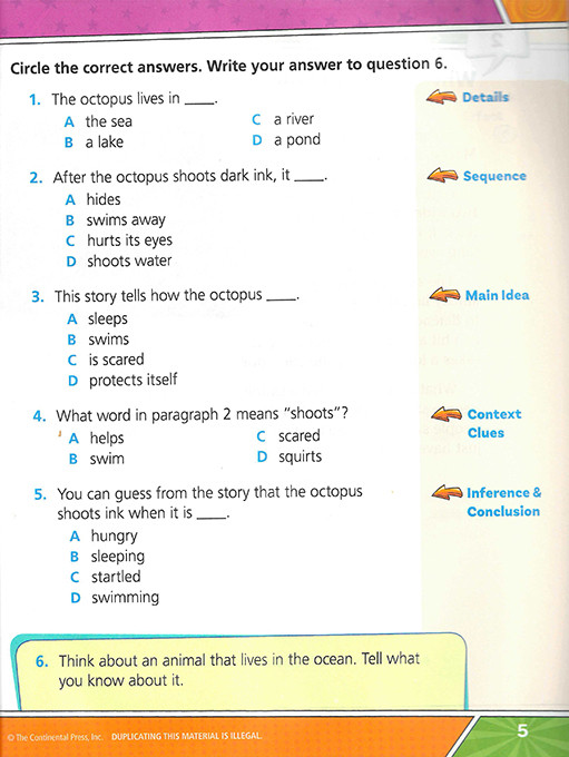 Reading for Comprehension B
