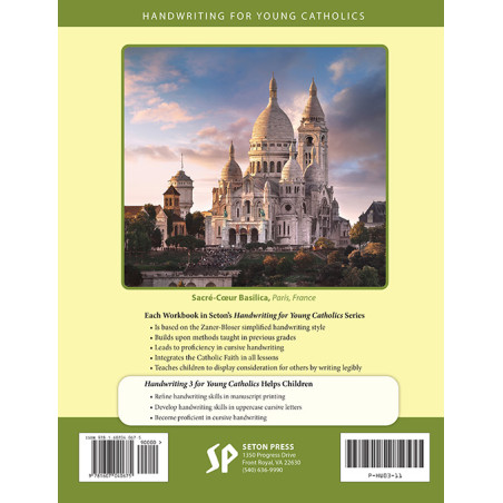 Catholic Handwriting | Handwriting 3 for Catholics | Seton