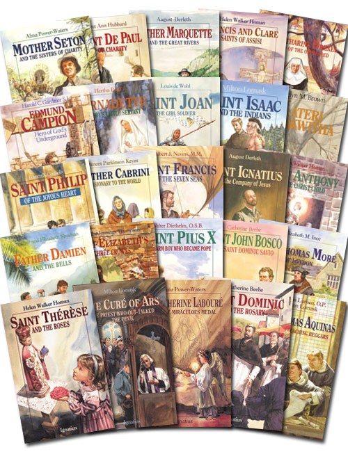 Complete Set Vision Books (Saint Biographies - 24 Books)