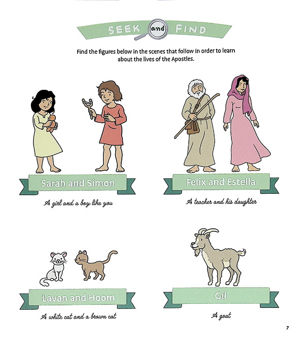 Seek and Find: The Lives of Saints | Catholic Kids Book