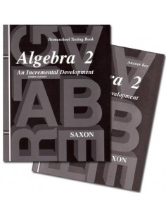 Saxon Algebra 2 (3rd Ed) Test Booklet with text key