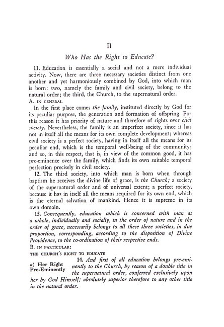 Christian Education of Youth (Papal Encyclical)