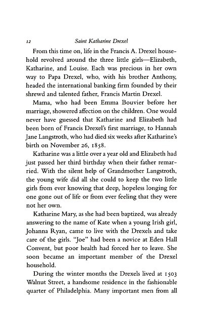 St. Katharine Drexel