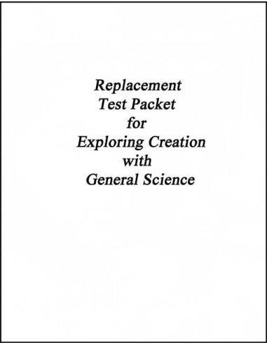 Exploring Creation w/ Gen. Science  Replacement Test Pack