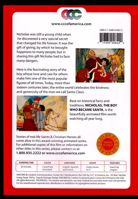 The Boy Who Became Santa DVD