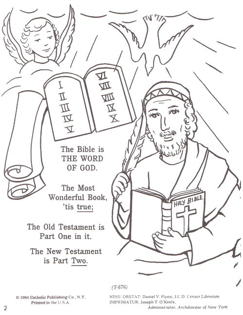 Coloring Book About the Bible