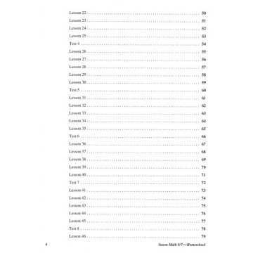 Saxon 87 (Homeschool, 3rd edition) Tests/Worksheets